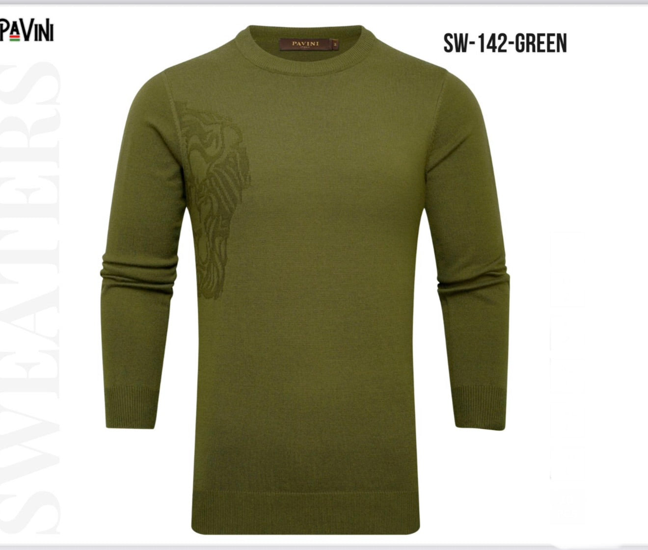 #142 GREEN SWEATER PAVINI image 0