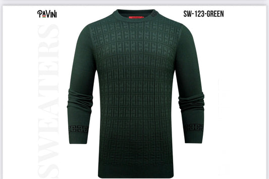 #123 GREEN SWEATER PAVINI image 0