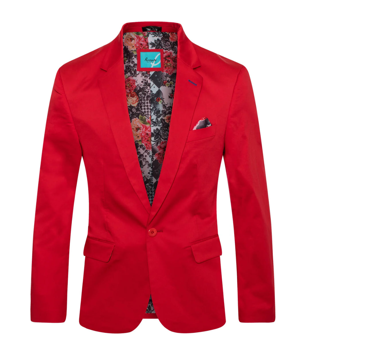 #9010 RED BLAZER PERRUZO image 0